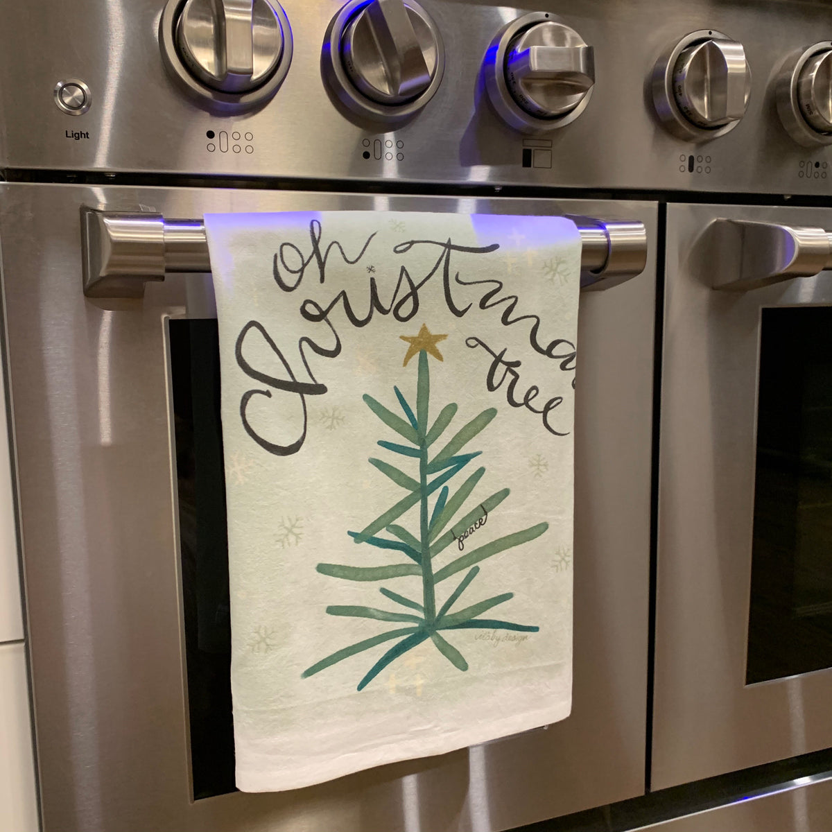 Flour Sack Dish Towel - Three Grinches - ImpressMeGifts