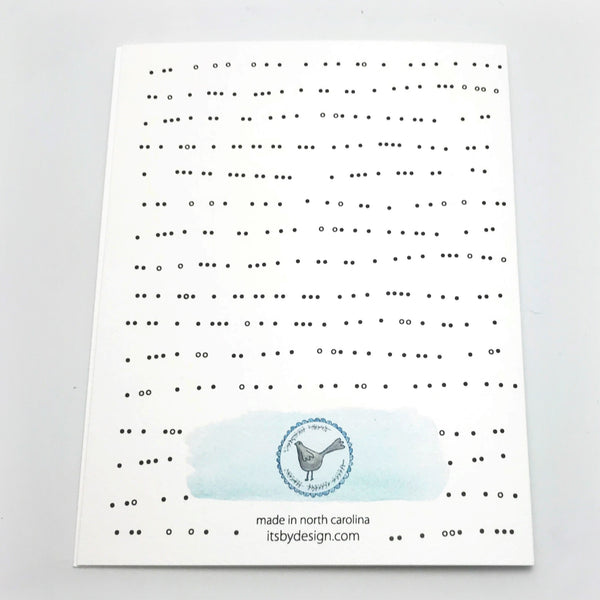 Shower Card / for baby or bride / watercolor and ink / blank inside / Kraft envelope